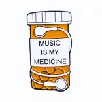 Music Is My Medicine Enamel Pin