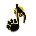 Musical Paw Enamel Pin (3)