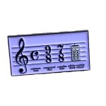 Wibbly-Wobbly Timey-Wimey Musical Enamel Pin (2)