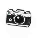 Classic Black Camera Enamel Pin (2) Classic Black Camera Enamel Pin (2)