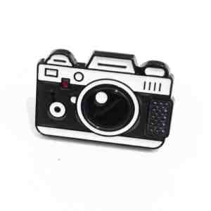 Classic Black Camera Enamel Pin (2)