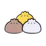 Cute Dumpling Trio Acrylic Pin (4)