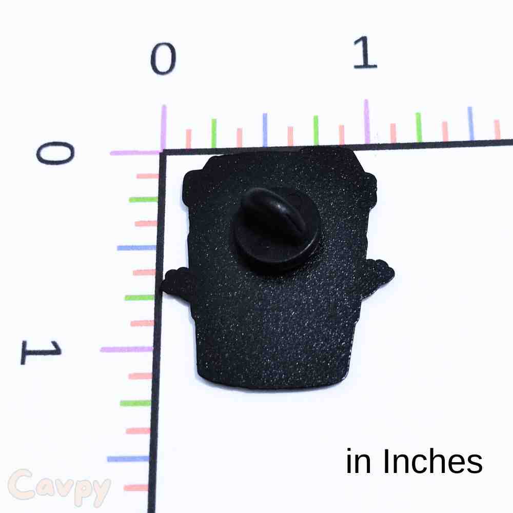 Deja Brew Coffee Cup Enamel Pin (1)