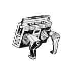 The Head in the Beat Enamel Pin (1)