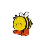 Bumblebee in Boots Enamel Pin (2)