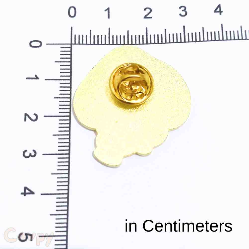 Happy Amanita Mushroom Enamel Pin (3)