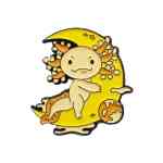 Moonlit Axolotl Enamel Pin (1)