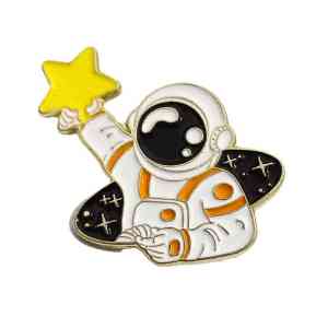 Reach for the Stars Astronaut Enamel Pin (1)
