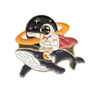 Space Cowboy Enamel Pin (1)