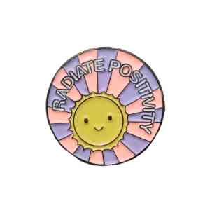 Radiate Positivity Enamel Pin (1)