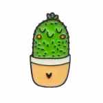 Cute Chubby Cactus Enamel Pin