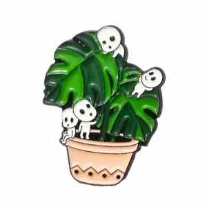 Ghostly Plant Buddies Enamel Pin