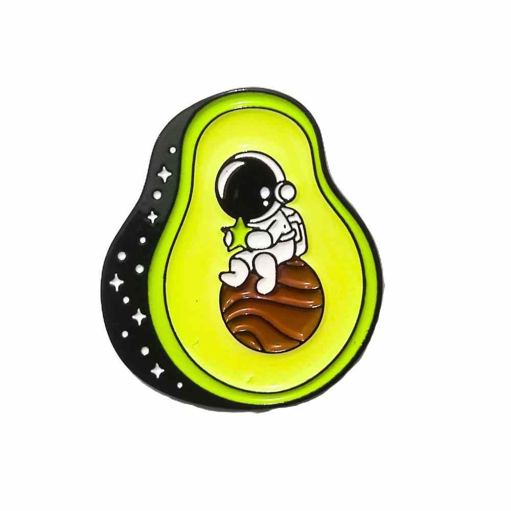 MarsMan Avocado Enamel Pin